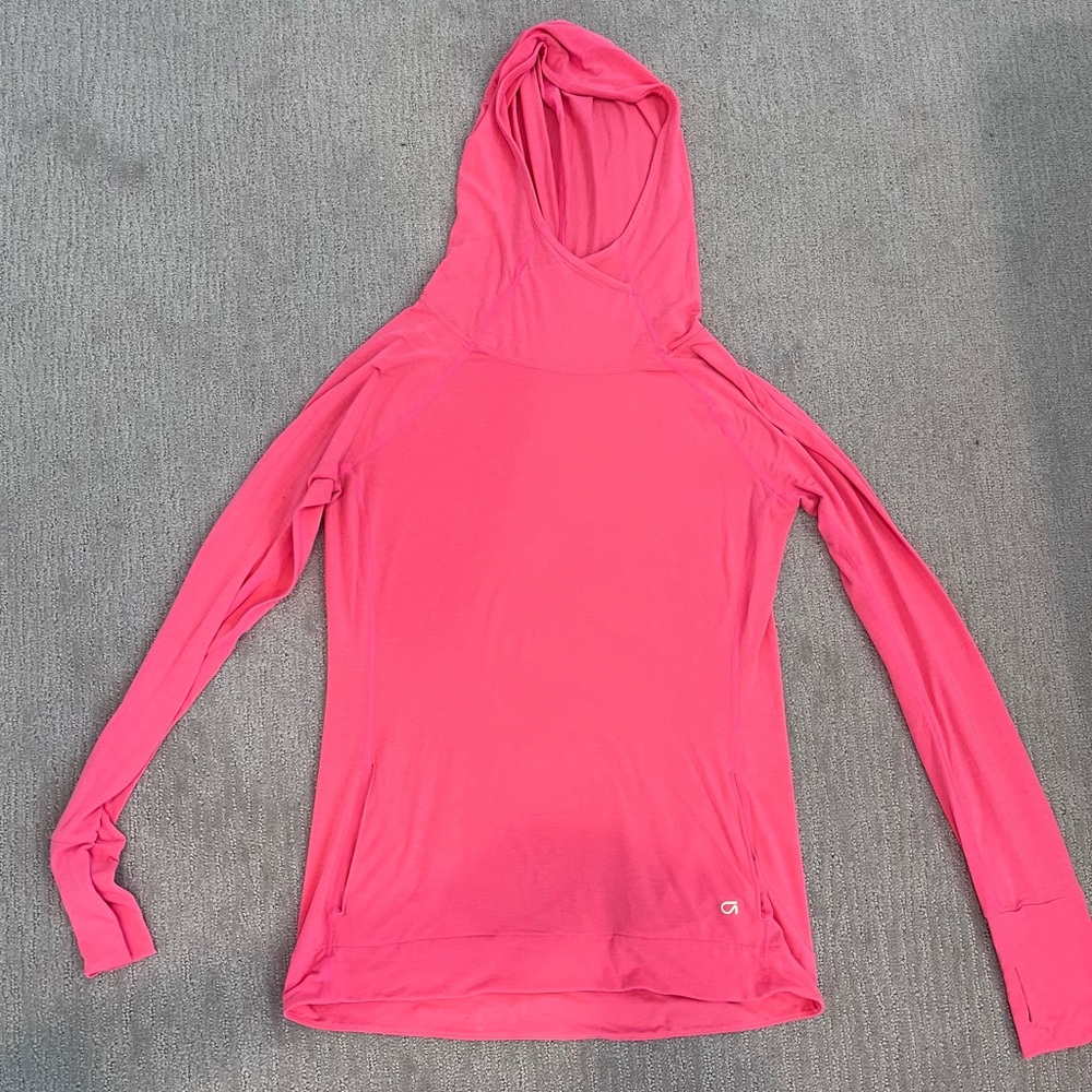 Hot Pink Gap Fit Breathe Hoodie Top women M